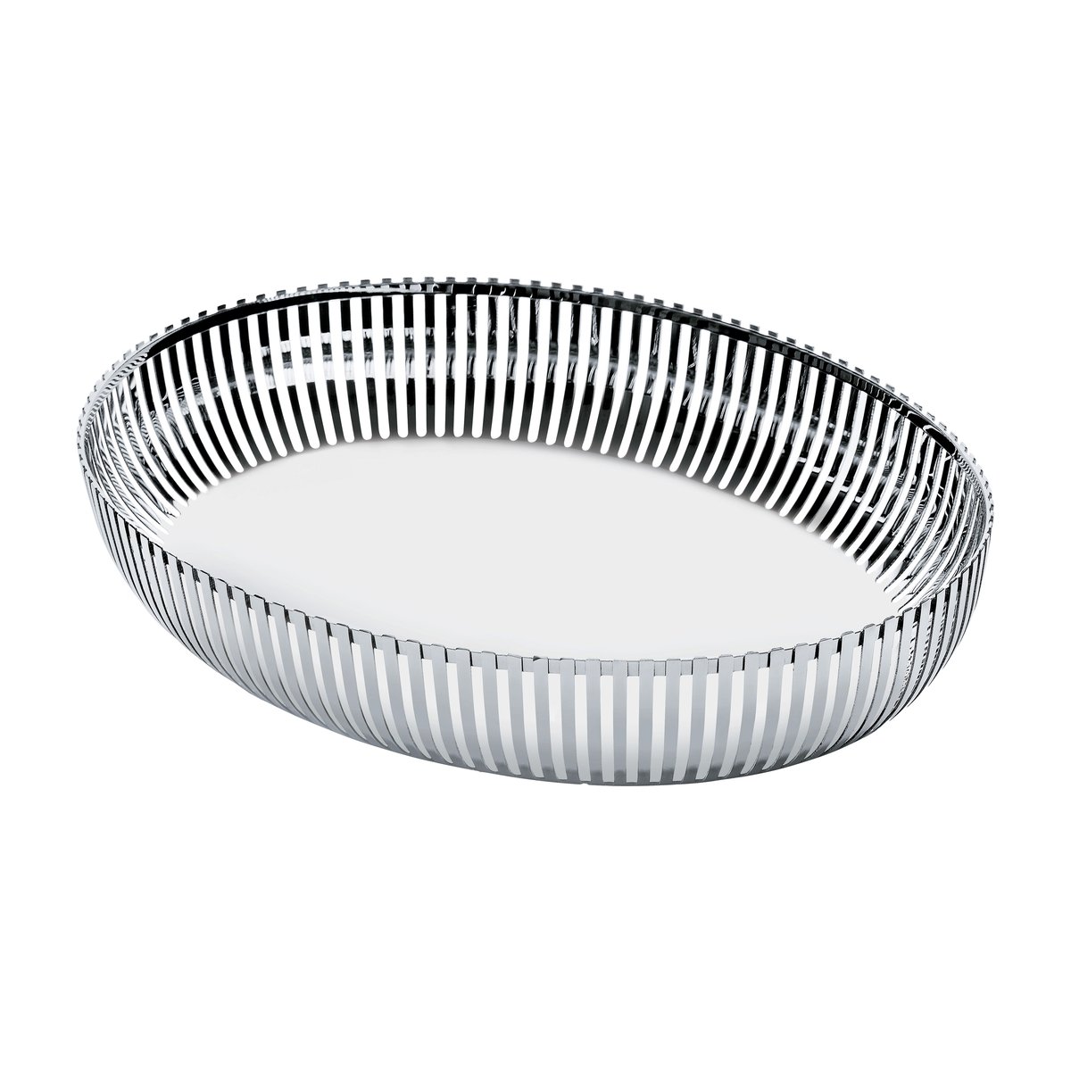 Alessi Panier ovale PCH06 20x26 cm Acier inoxydable