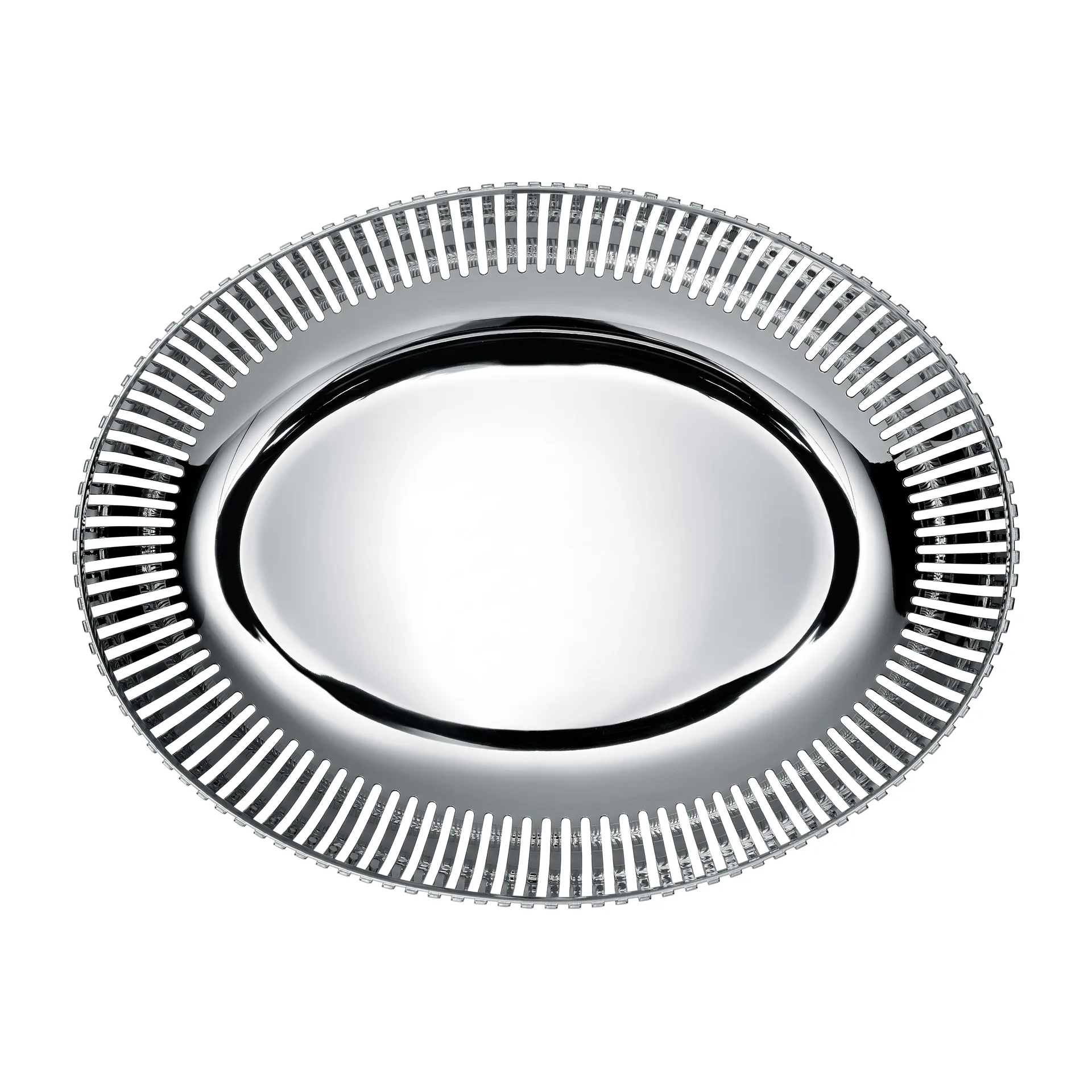 Panier ovale PCH06 20x26 cm, Acier inoxydable Alessi