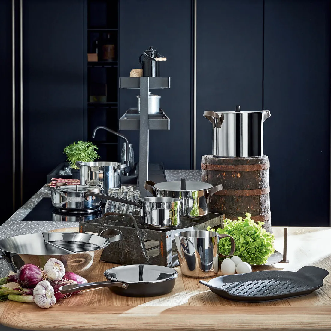 Poêle à griller en fonte Edo, 24,5x40 cm Alessi