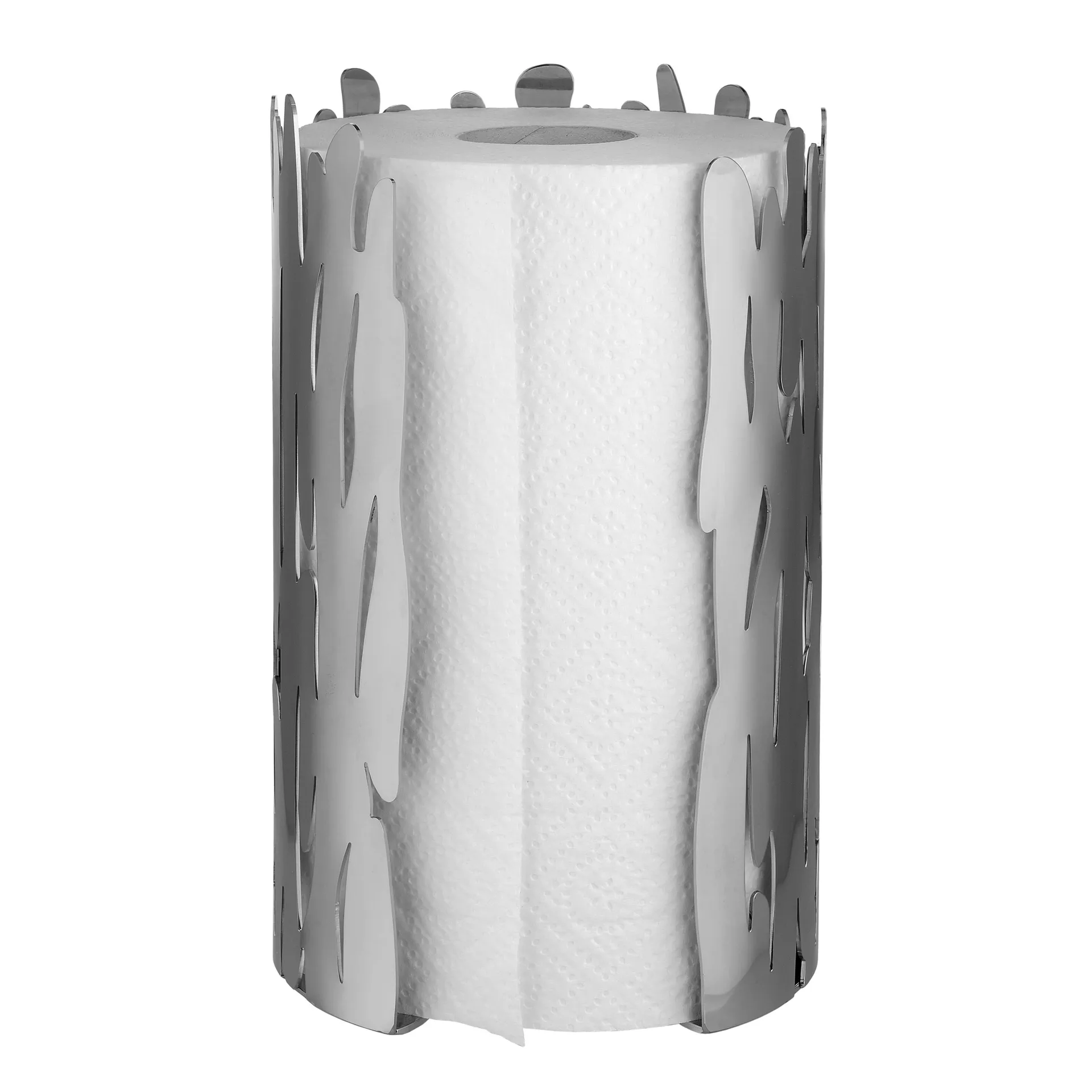 Porte rouleau essuie-tout Barkroll, Acier inoxydable Alessi