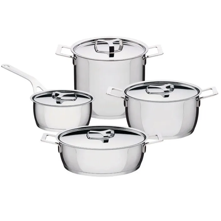 Set de casseroles Pots&Pans, 4 Pièces Alessi