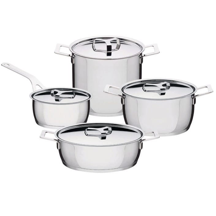Set de casseroles Pots&Pans 7 Pièces - 7 Pièces - Alessi