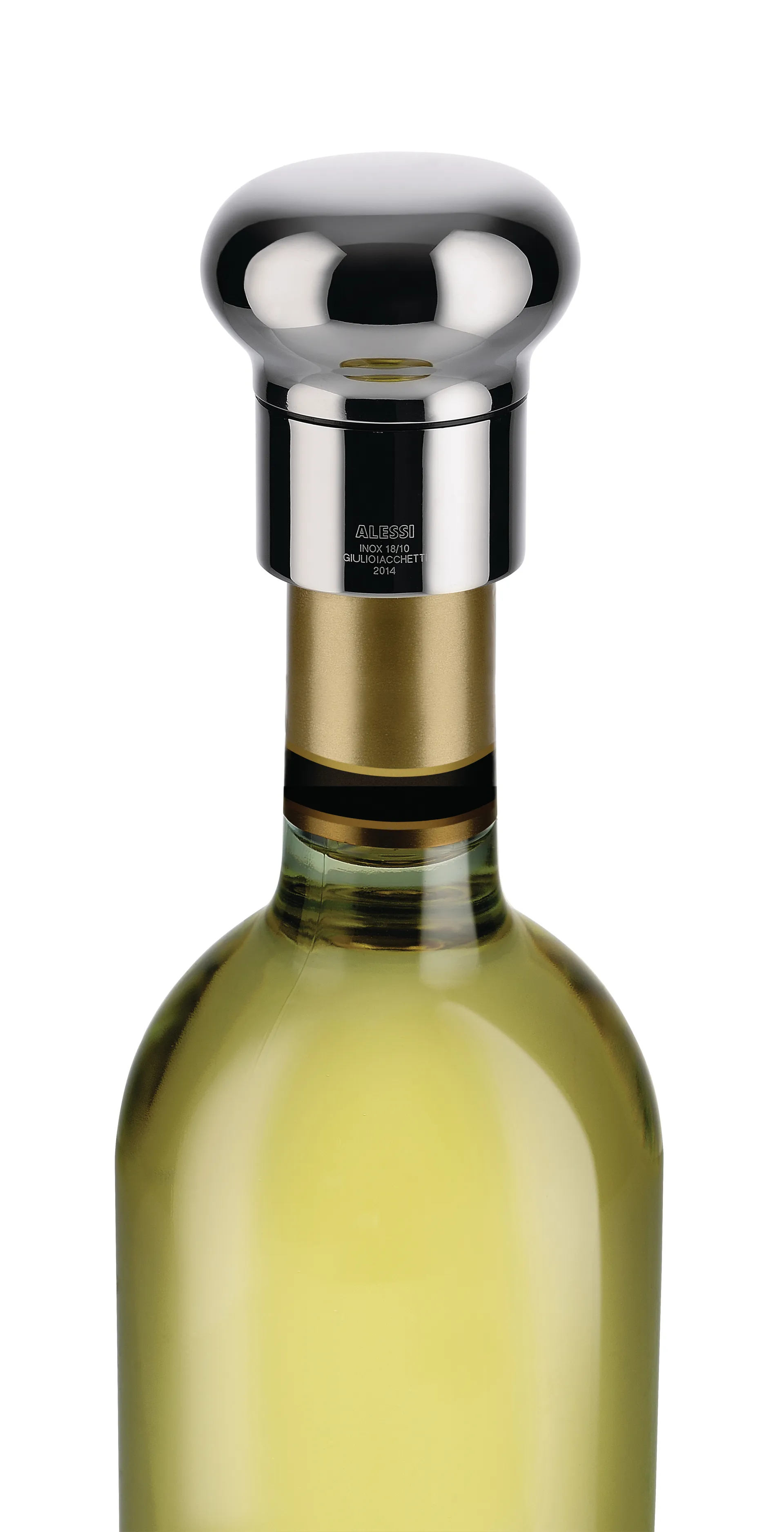 Tire-bouchon à champagne Noè, Acier inoxydable Alessi