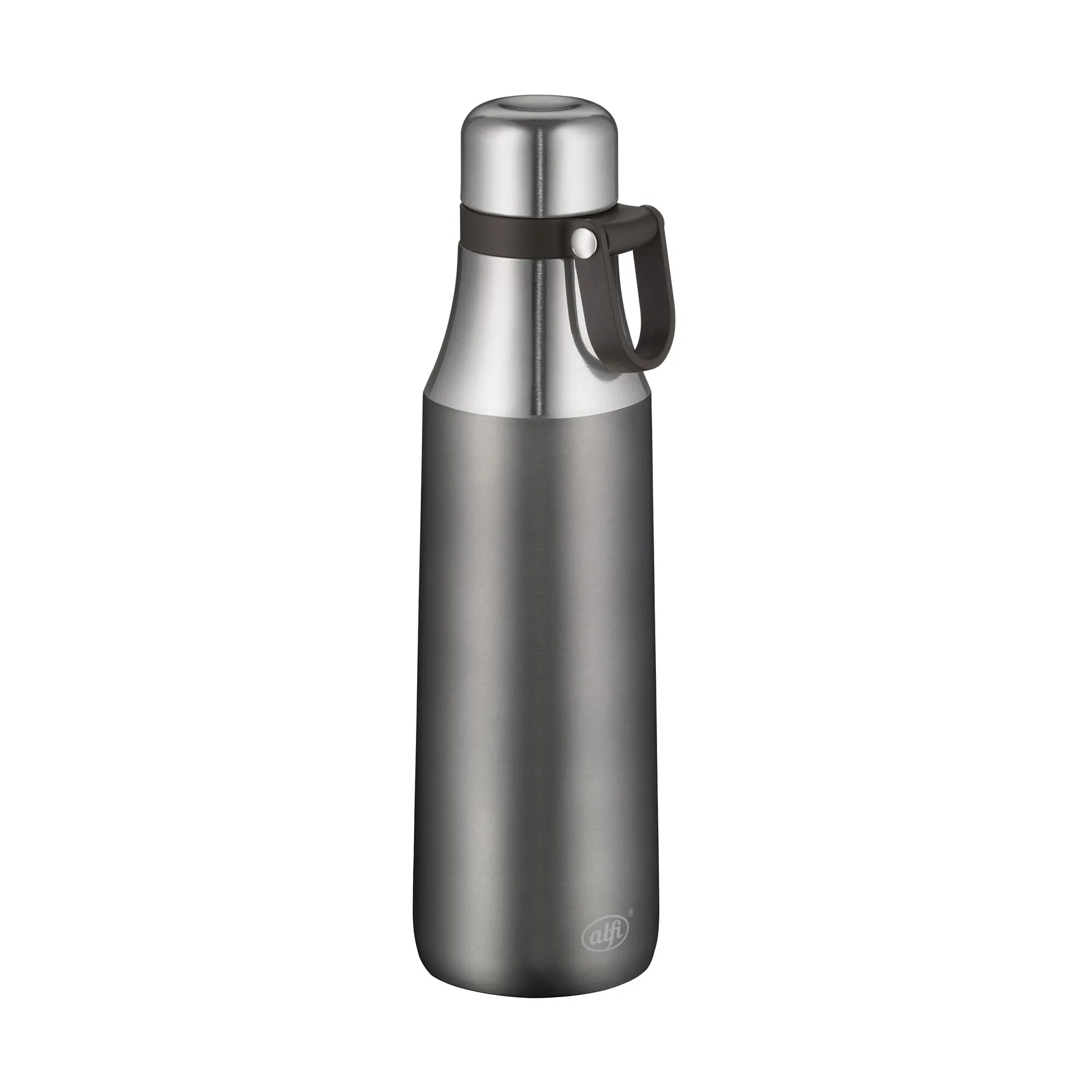 Bouteille d'eau à double paroi City 0,5 l, Satin gris Alfi