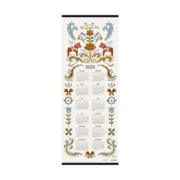 Calendrier Dalahäst 2025 - 35x90 cm - Almedahls