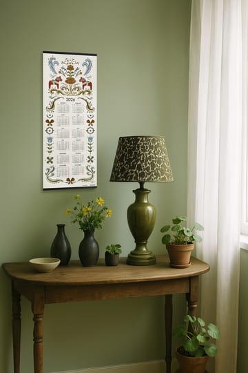 Calendrier Dalahäst 2026 - 35x90 cm - Almedahls