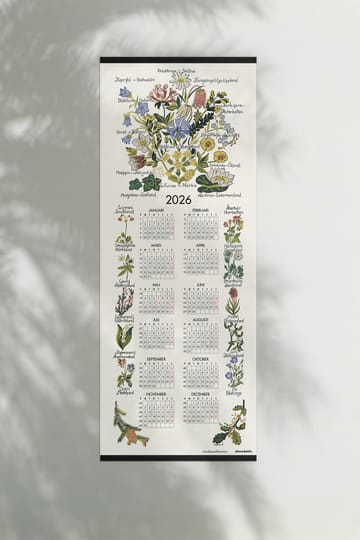 Calendrier Landskapsblommor 2026 - 35x90 cm - Almedahls