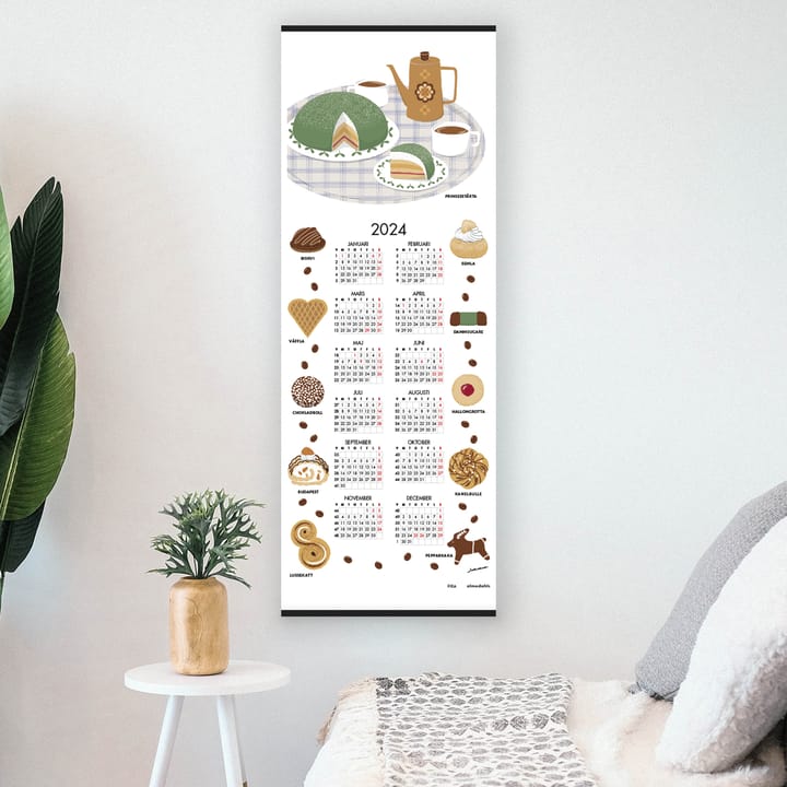 Calendrier pause-café 2024, 35x90 cm  Almedahls