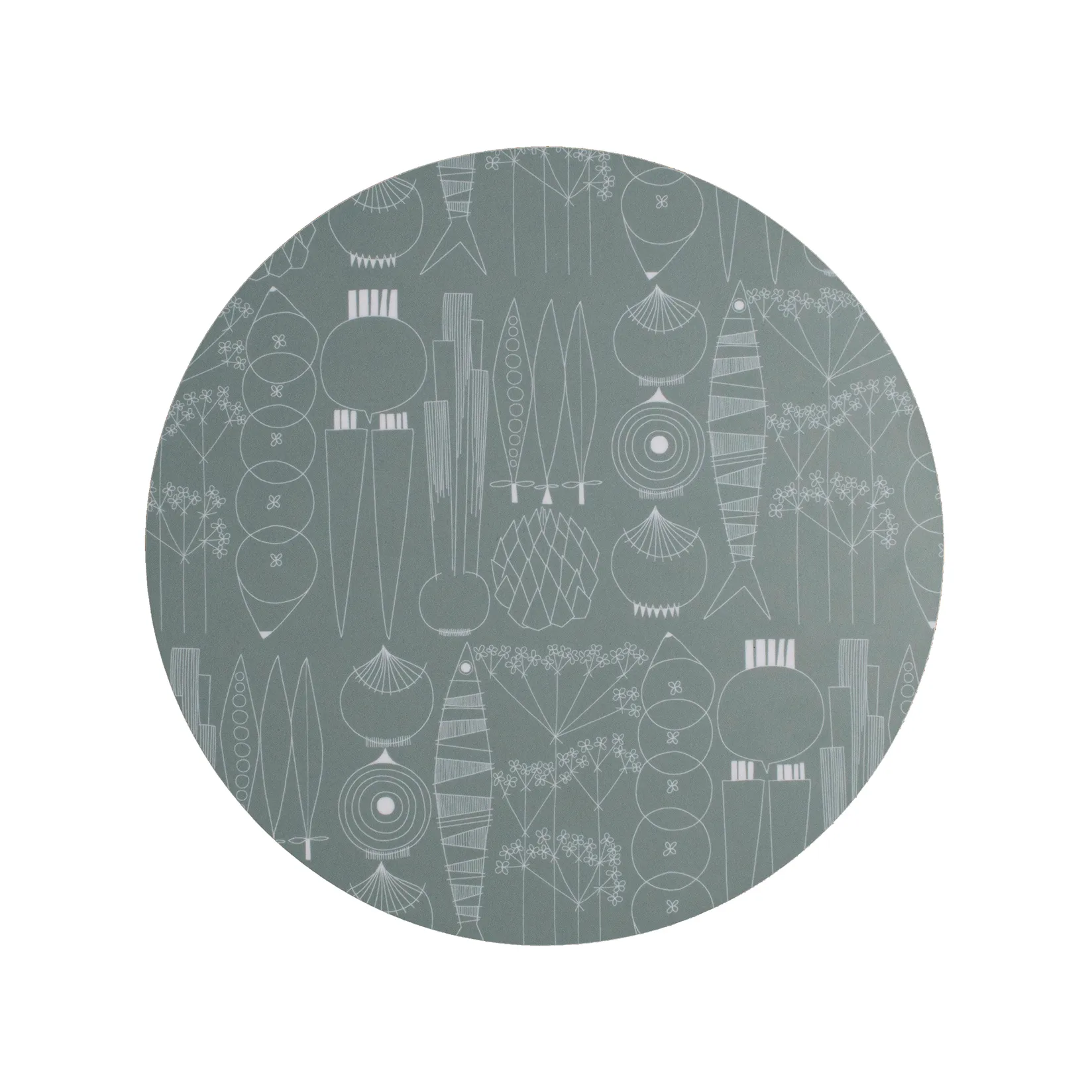 Dessous de plat Picknick Ø21 cm, Gris vert Almedahls