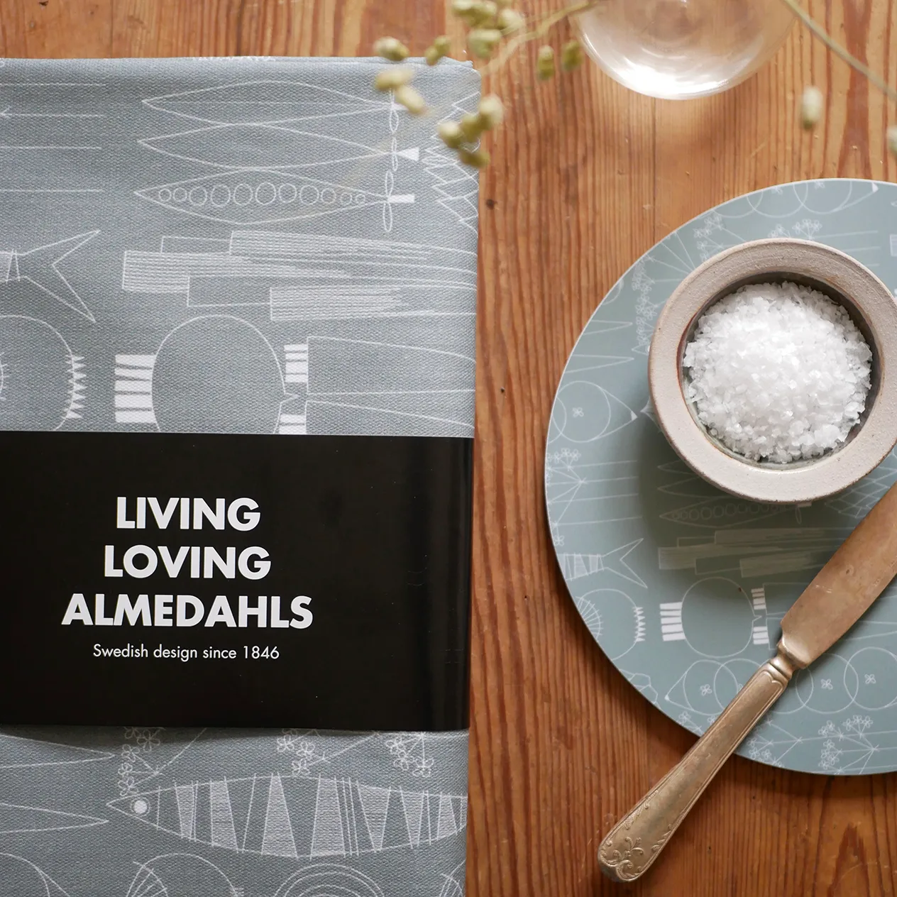 Dessous de plat Picknick Ø21 cm, Gris vert Almedahls