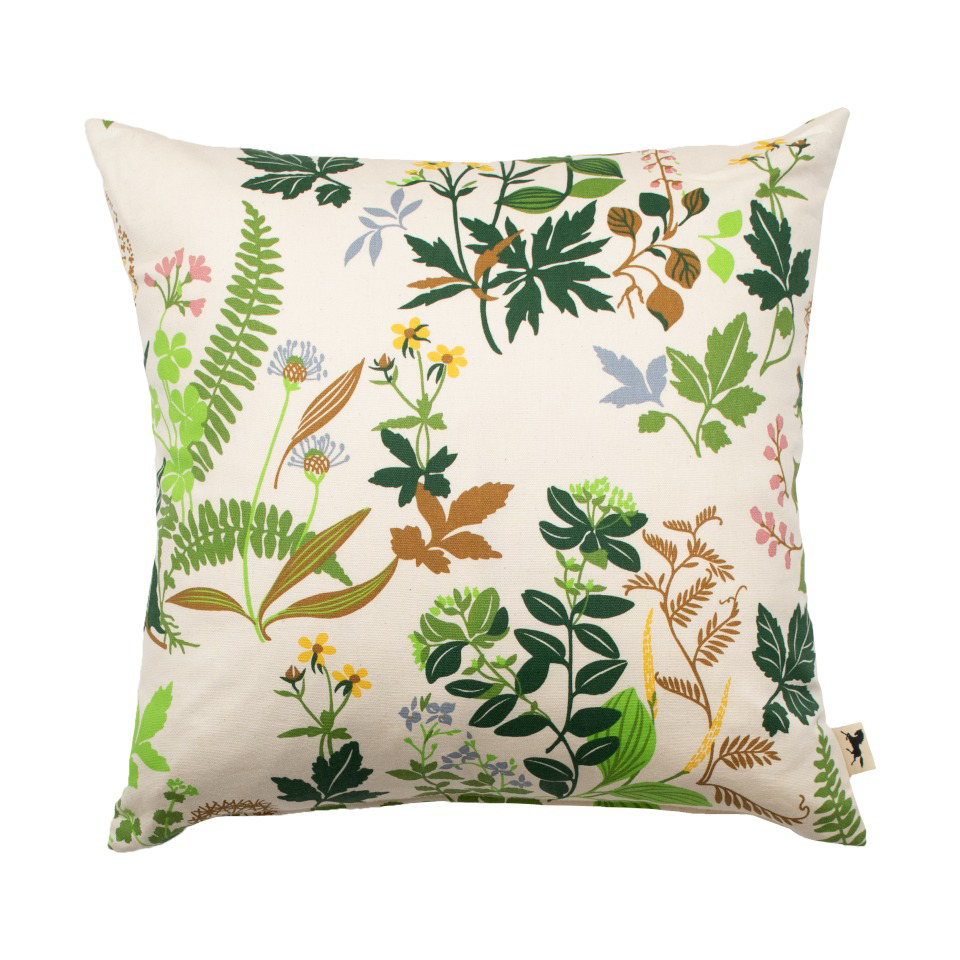 Almedahls Housse de coussin Ängsö 47x47 cm Multi-beige