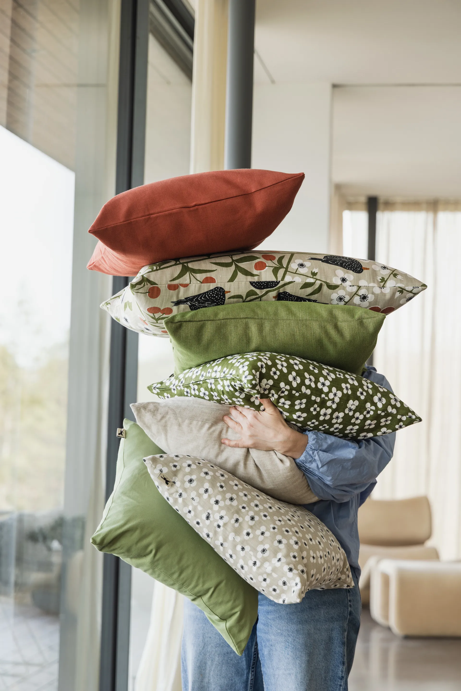 Housse de coussin Belle Amie, Beige 47x47 cm Almedahls