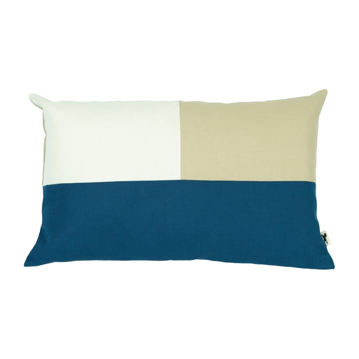 Housse de coussin Brita 50x50 cm - Bleu-beige - Almedahls