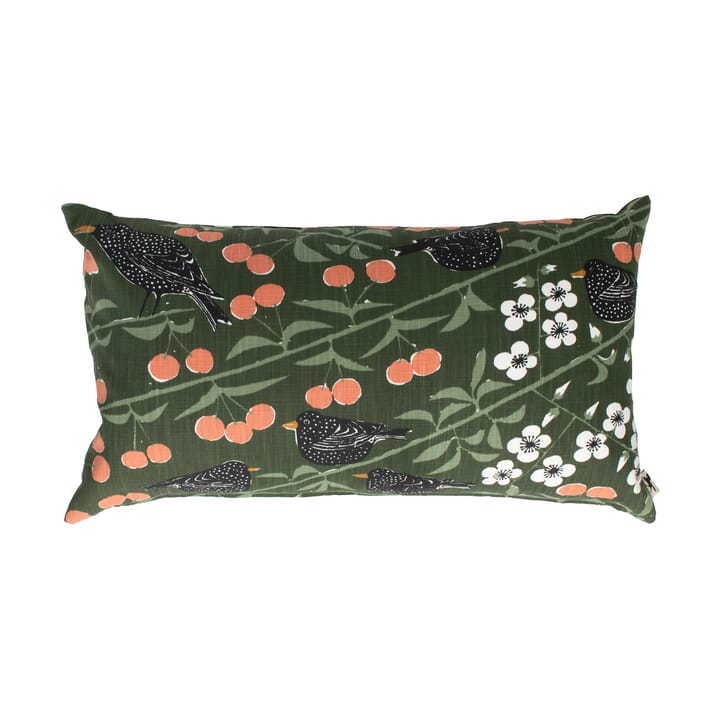 Housse de coussin Körsbärsträdgården - Vert foncé 40x70 cm - Almedahls