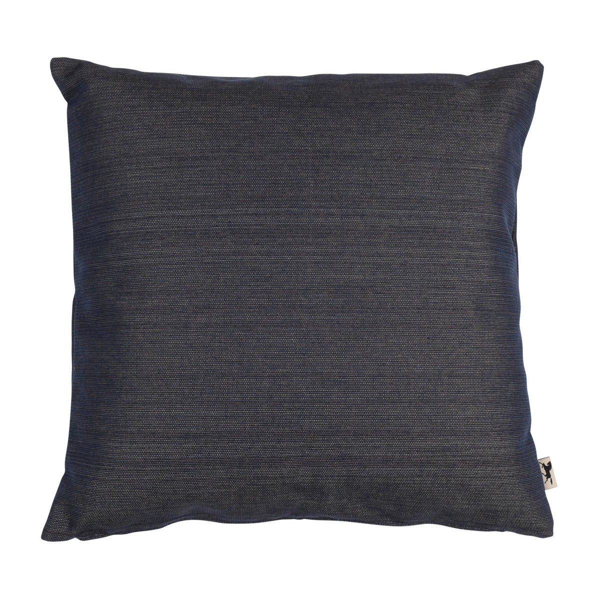 Almedahls Housse de coussin Twist 50x50 cm Bleu foncé-nature