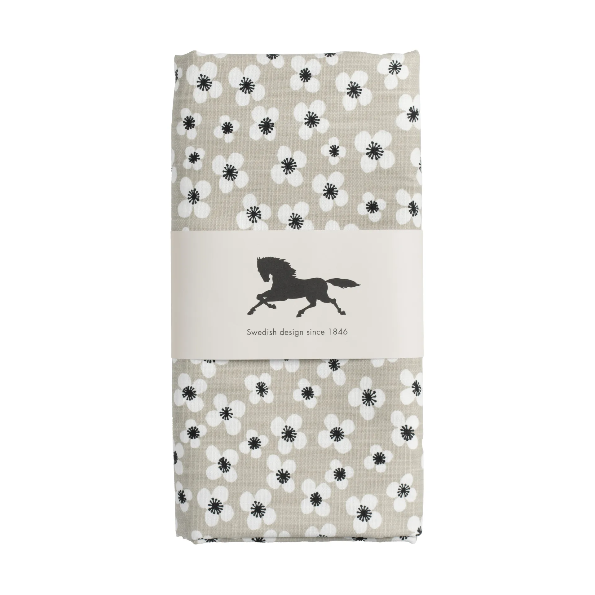 Nappe cirée Belle Amie, Beige 145x220 cm Almedahls