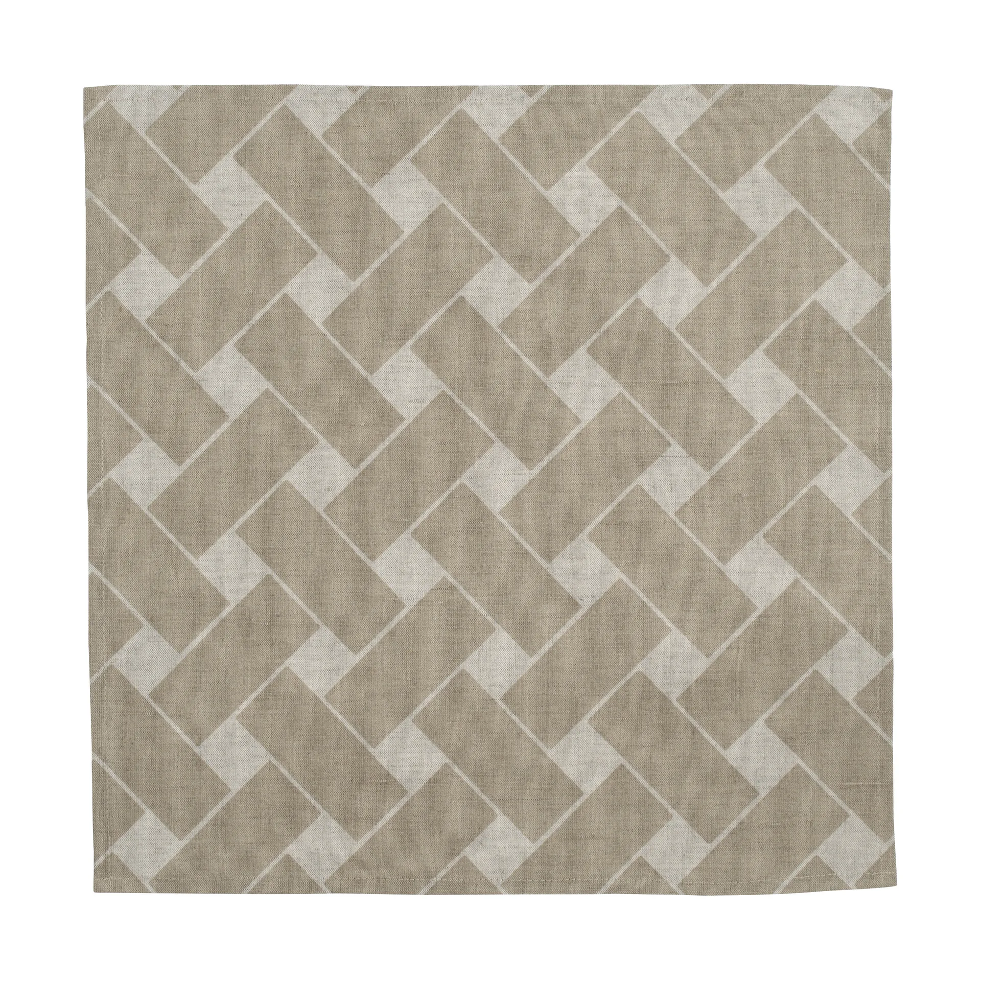 Panier XL serviette 45x45 cm lot de 2, Taupe-naturelle Almedahls