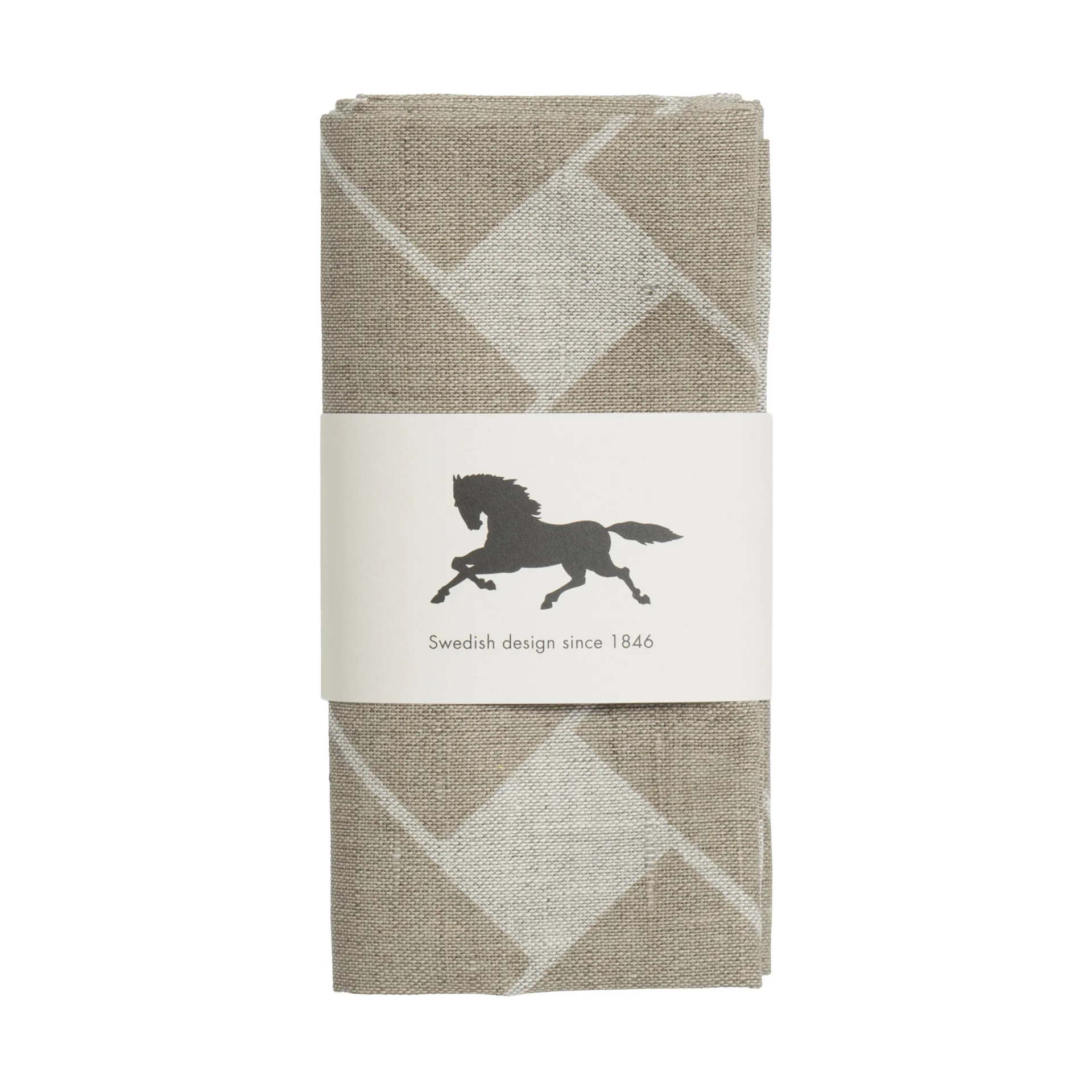 Panier XL serviette 45x45 cm lot de 2, Taupe-naturelle Almedahls