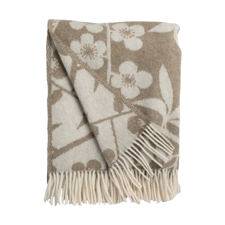 Plaid Körsbärsträdgården 130x170 cm - Marron-off-white - Almedahls