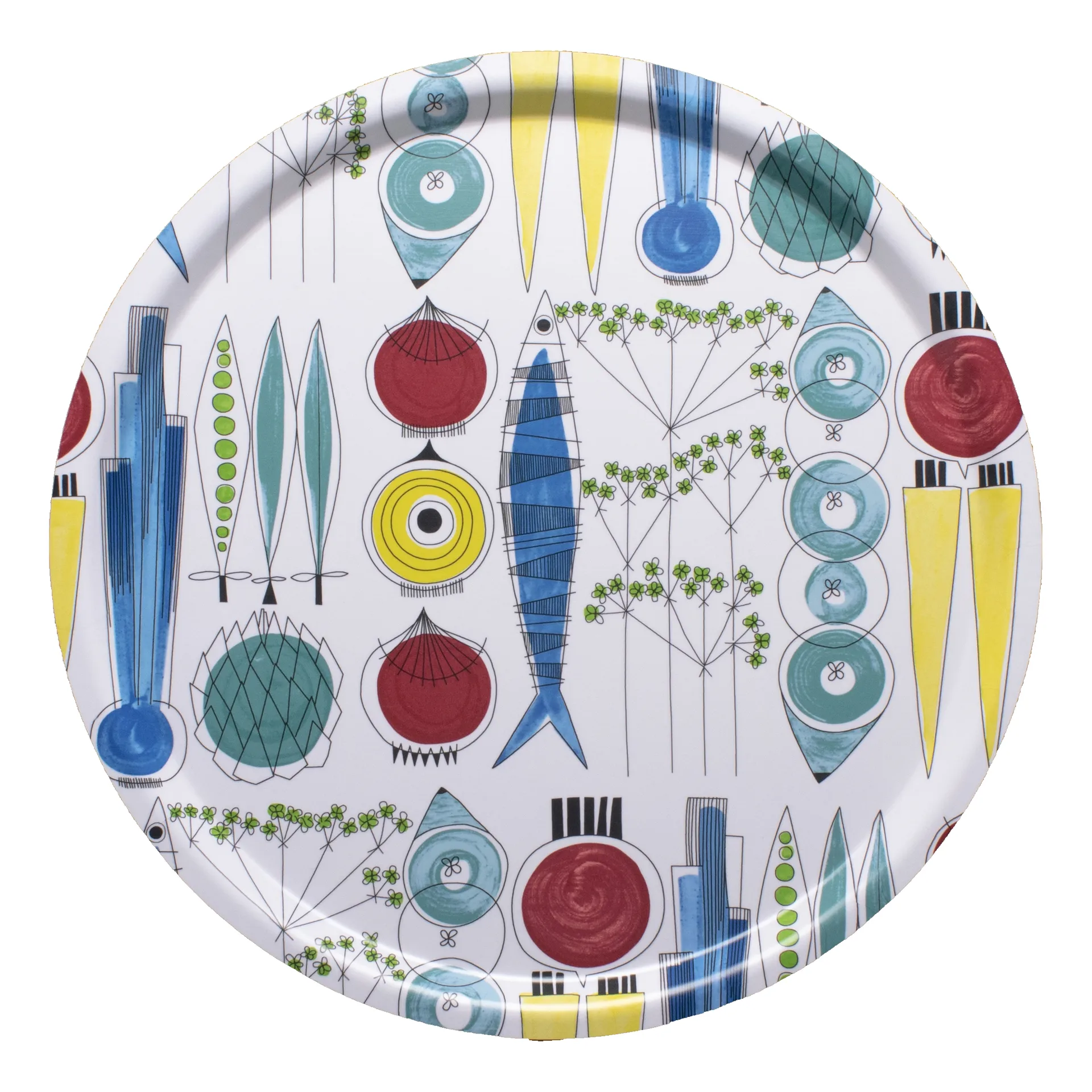 Plateau rond Picknick Ø38 cm, Multi Almedahls