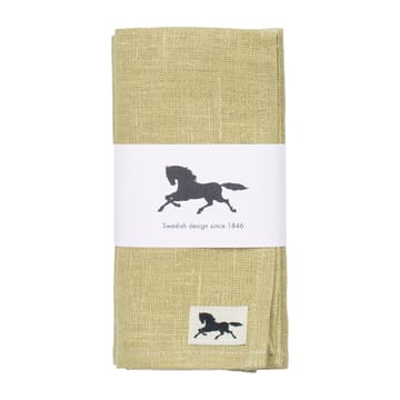 Serviette en lin 32x32 cm lot de 2 - Olive - Almedahls