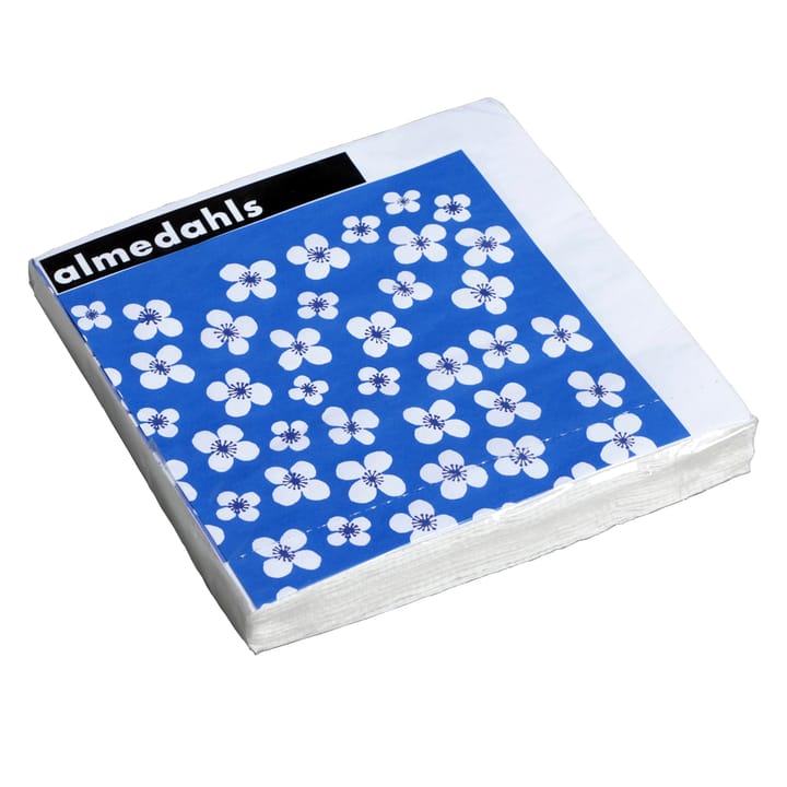 Serviettes Belle Amie bleues Lot de 20 - bleu - Almedahls