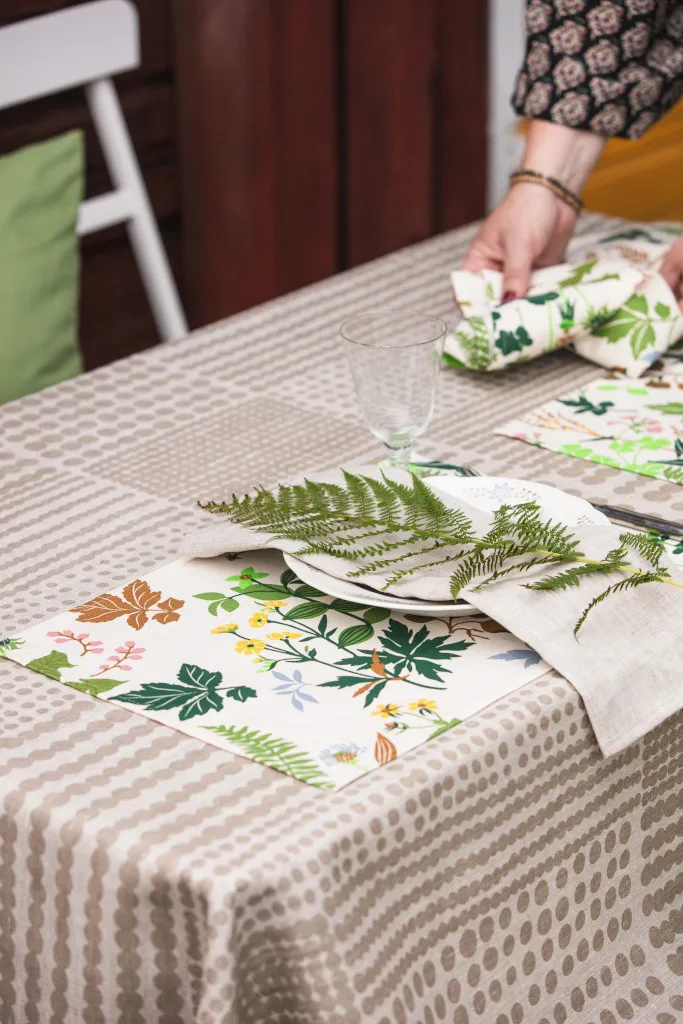 Set de table Ängsö 34x45 cm lot de 2, Multi-beige Almedahls