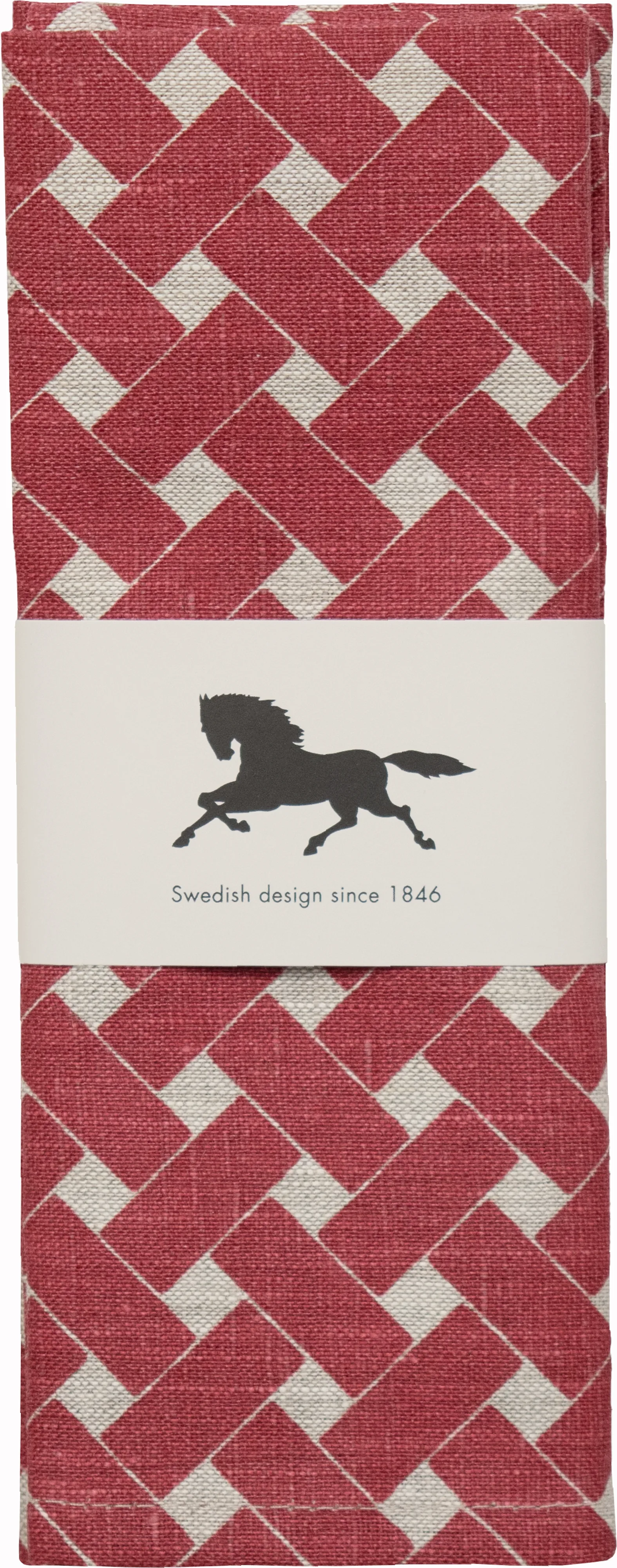 Set de table Korg 34x45 cm, lot de 2, Rouge Almedahls