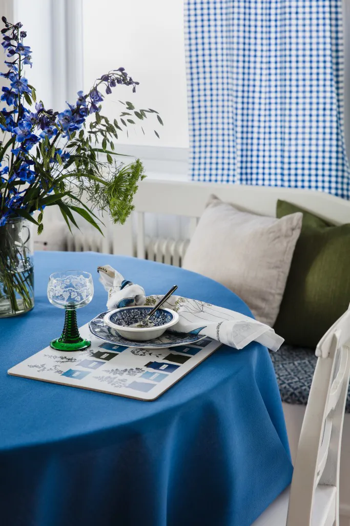 Set de table Persons kryddskåp 30x40 cm lot de 2, Bleu Almedahls