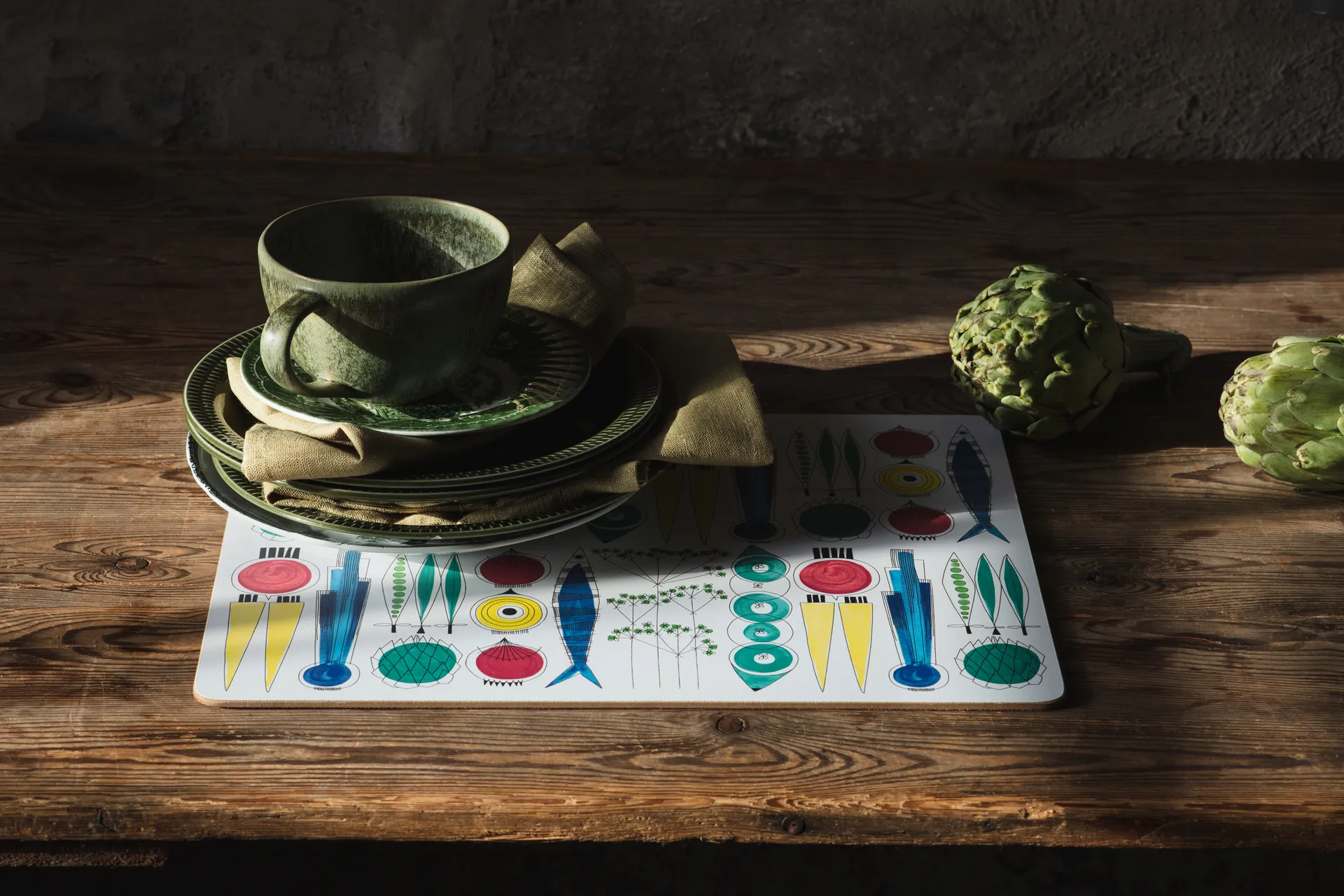 Set de table Picknick liège lot de 2, 30x40 cm  Almedahls