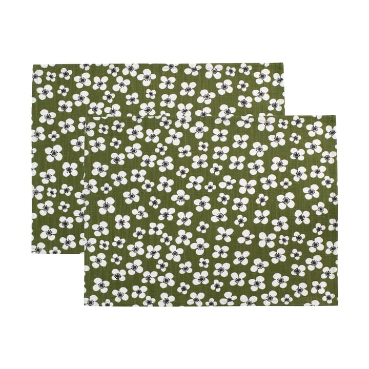 Tablette de table Belle Amie 2 pièces - Vert foncé 34x45 cm - Almedahls
