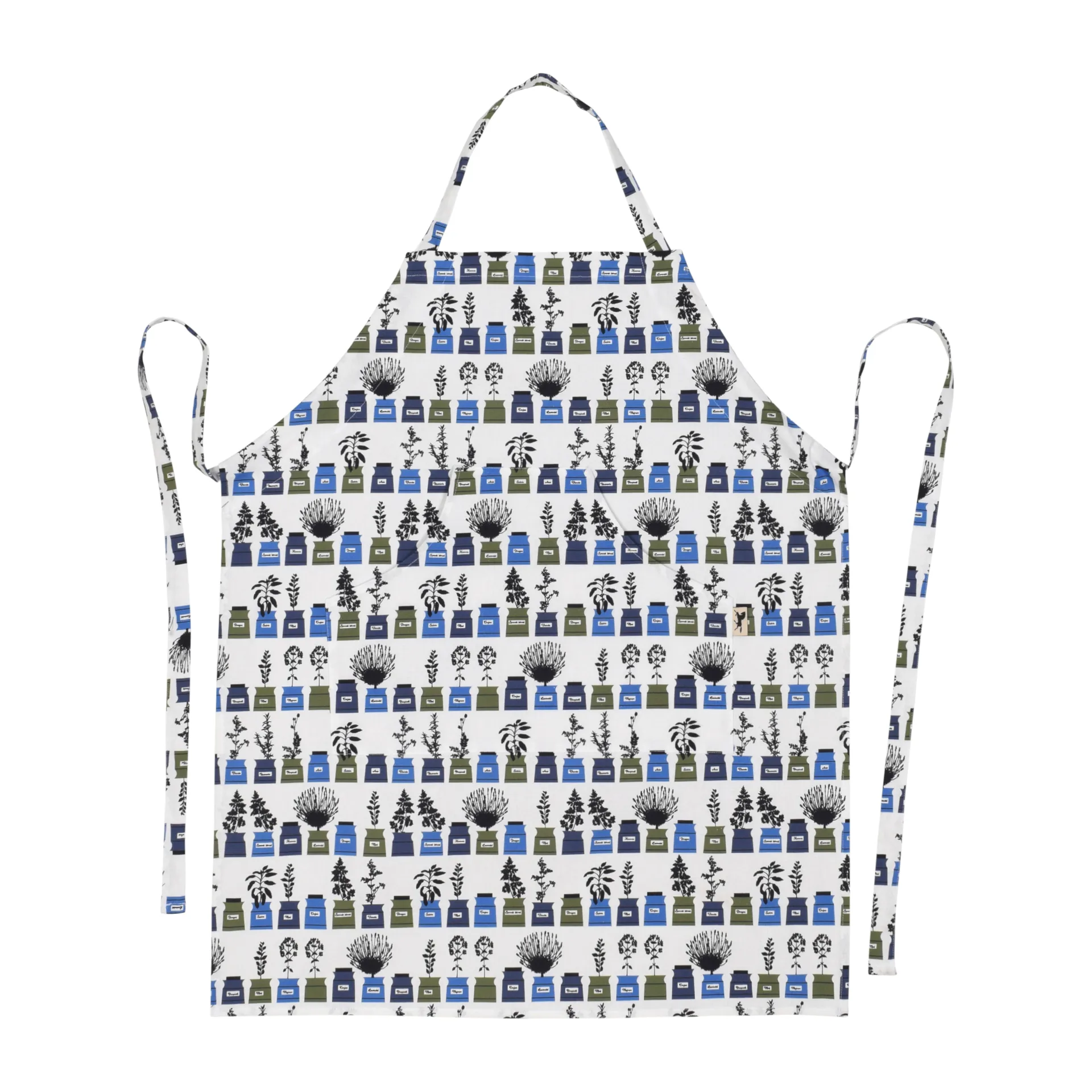 Tablier Persons kryddskåp petit motif, Bleu Almedahls