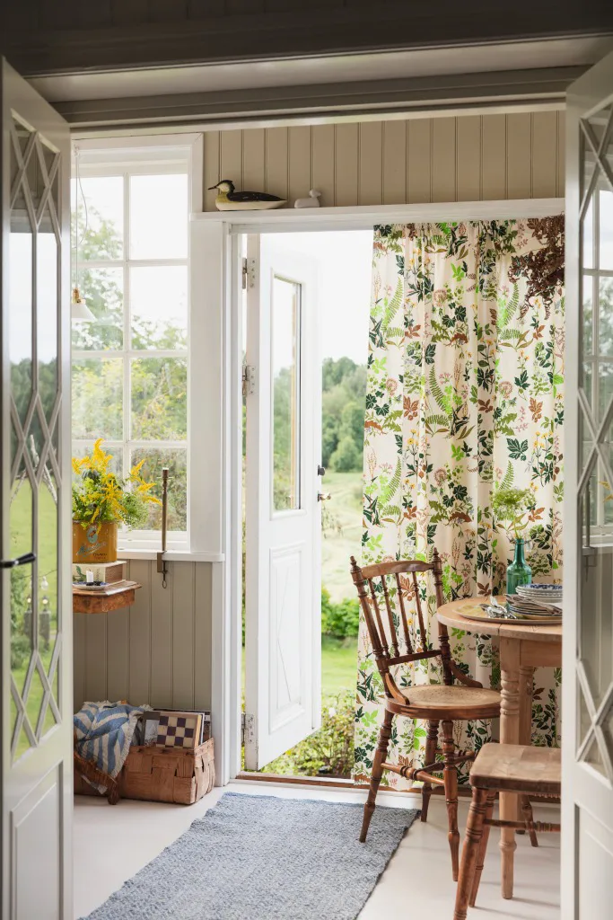 Tissu Ängsö, Multi-beige Almedahls