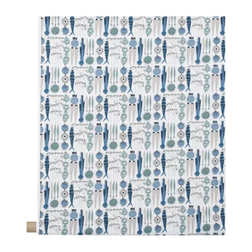Tissu Picknick - Bleu-beige - Almedahls