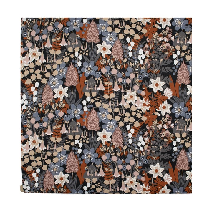 Tissu Skogen - Bleu-marron - Almedahls