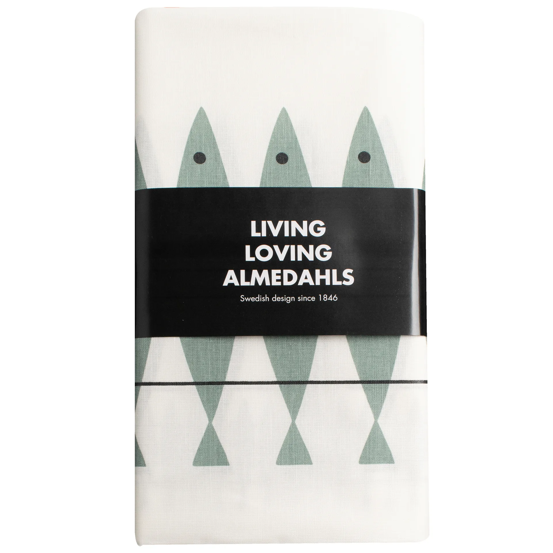 Toile cirée Sill 145x220 cm, Gris vert Almedahls