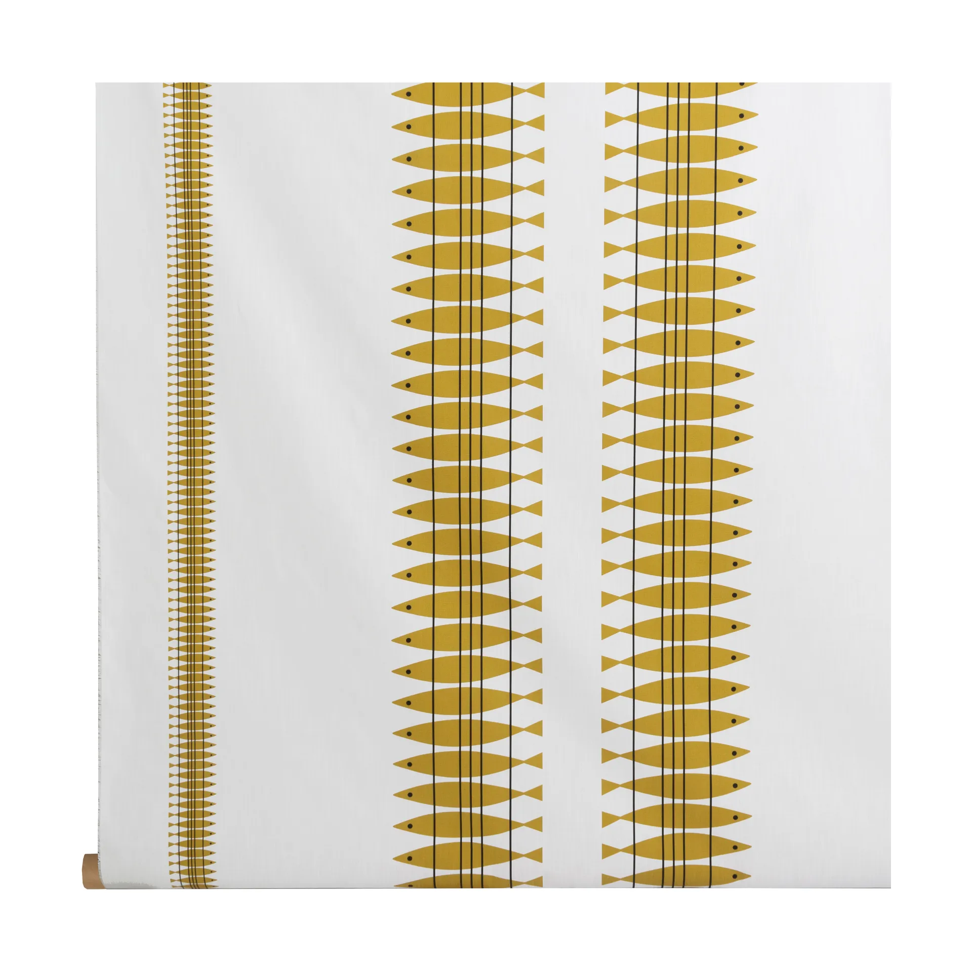 Toile cirée Sill au mètre, Ocre Almedahls