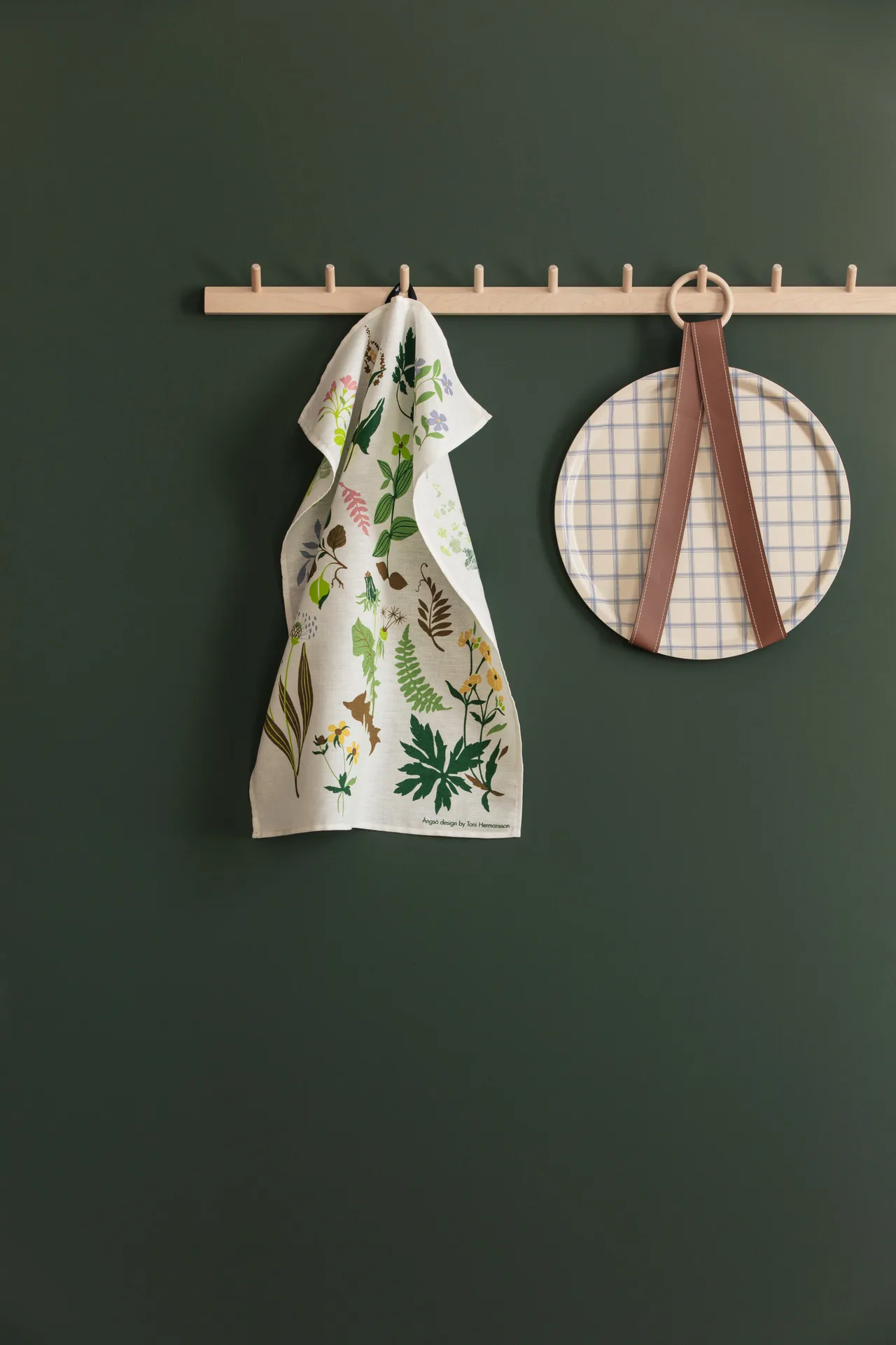 Torchon de cuisine Ängsö 47x70 cm, Blanc-multi Almedahls