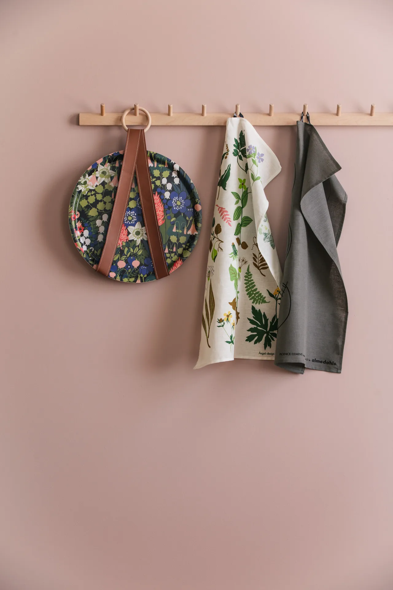 Torchon de cuisine Ängsö 47x70 cm, Blanc-multi Almedahls