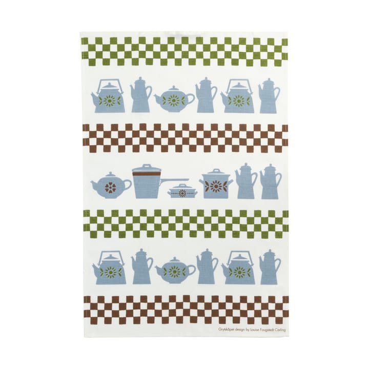 Torchon de cuisine Grytskåpet 47x70 cm - Multi-bleu-vert - Almedahls