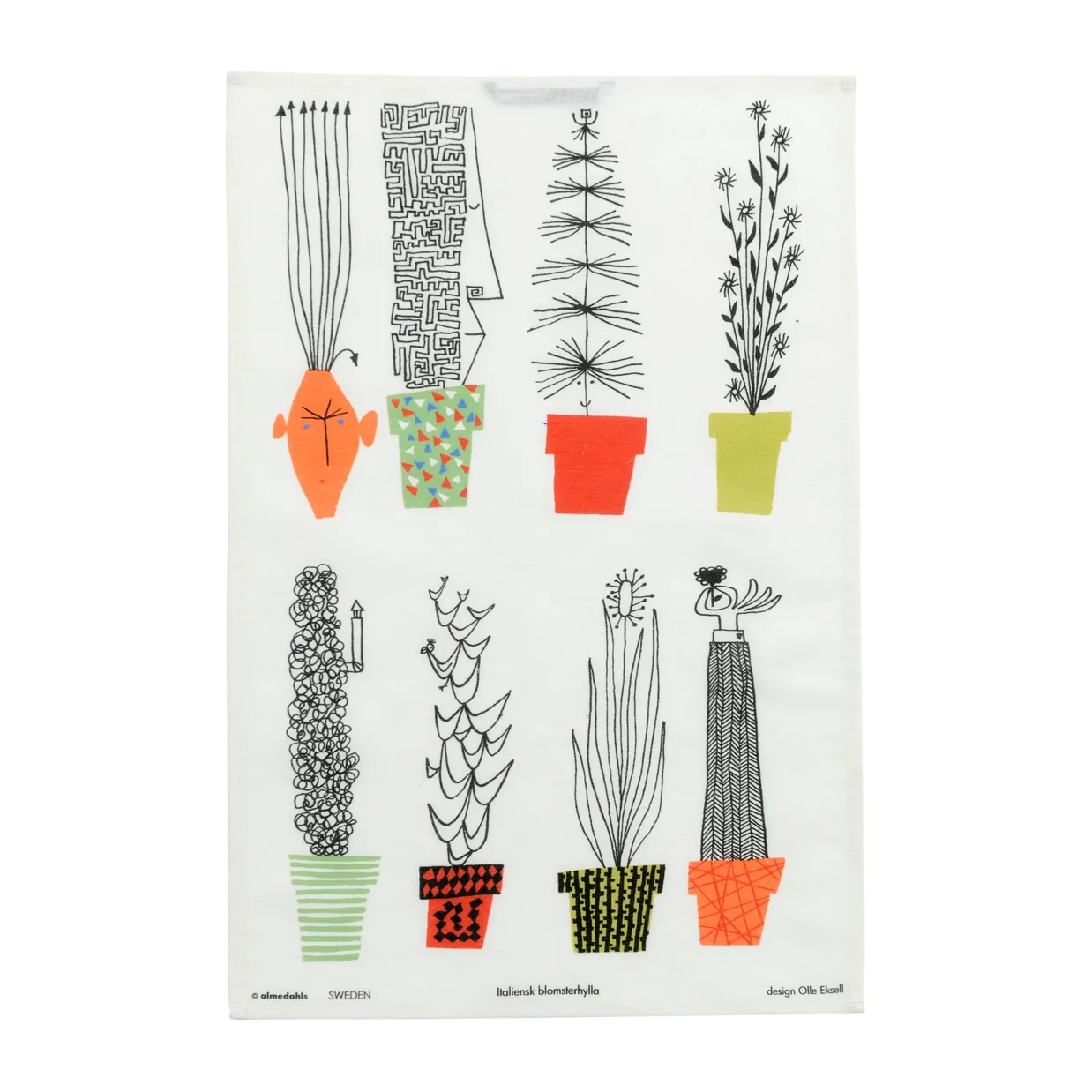 Almedahls Torchon étagère à fleurs italienne 47x70 cm Multi Almedahls Torchon étagère à fleurs italienne 47x70 cm Multi