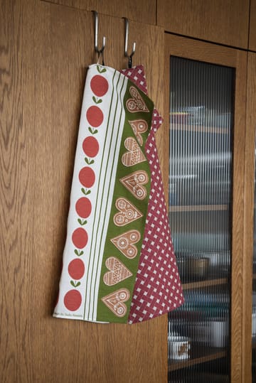 Torchon Frukt och Kaka 47x70 cm - Rouge-vert - Almedahls
