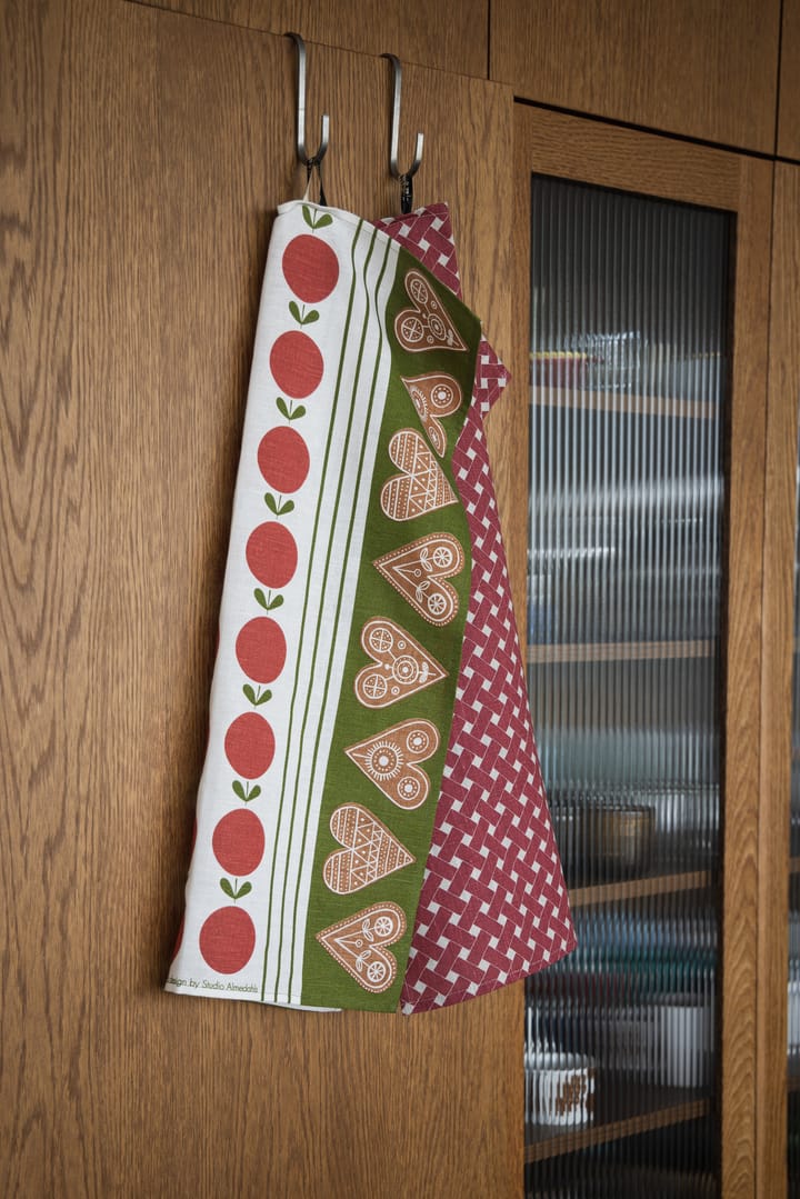 Torchon Frukt och Kaka 47x70 cm, Rouge-vert Almedahls