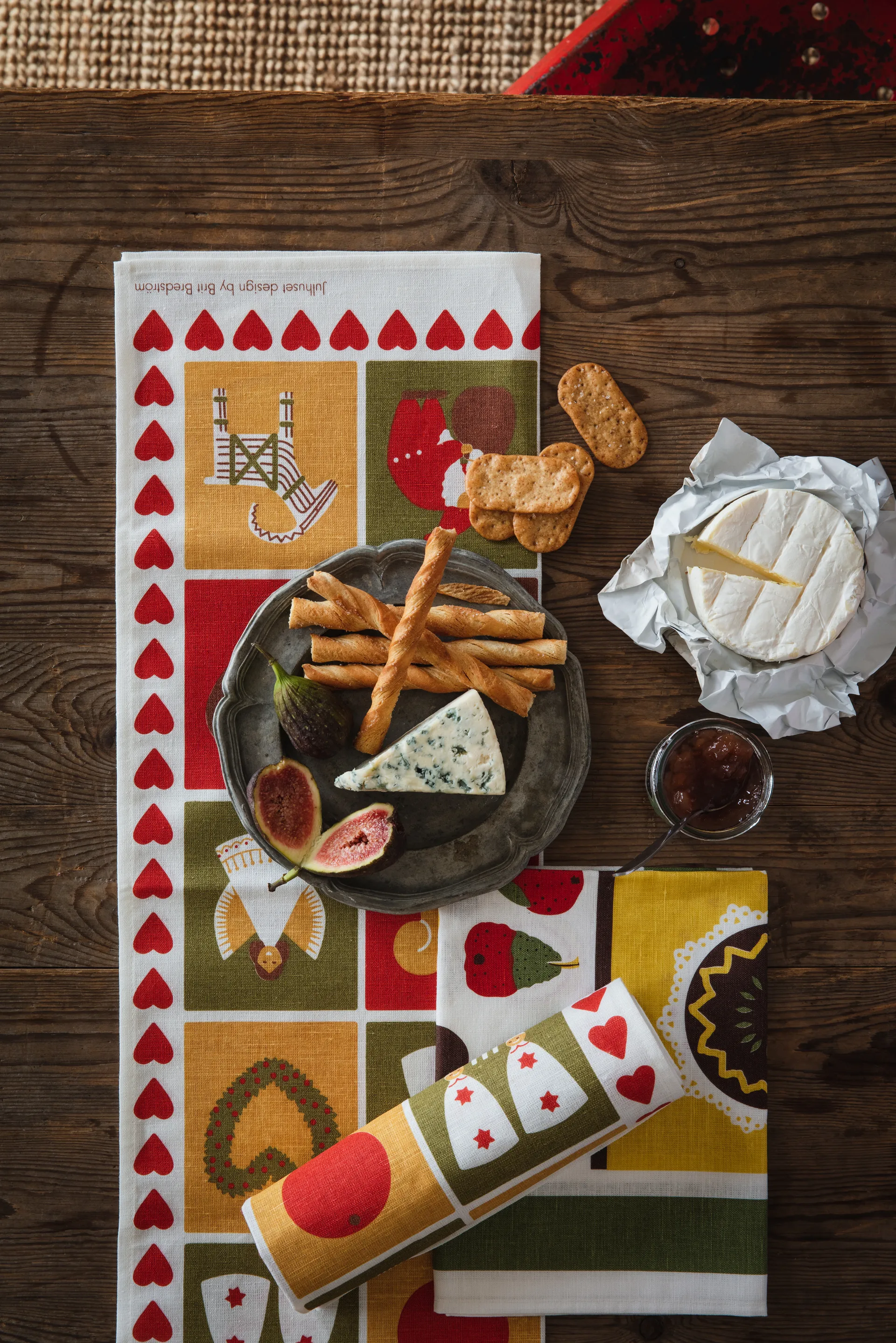 Torchon Julhuset, 47x70 cm  Almedahls