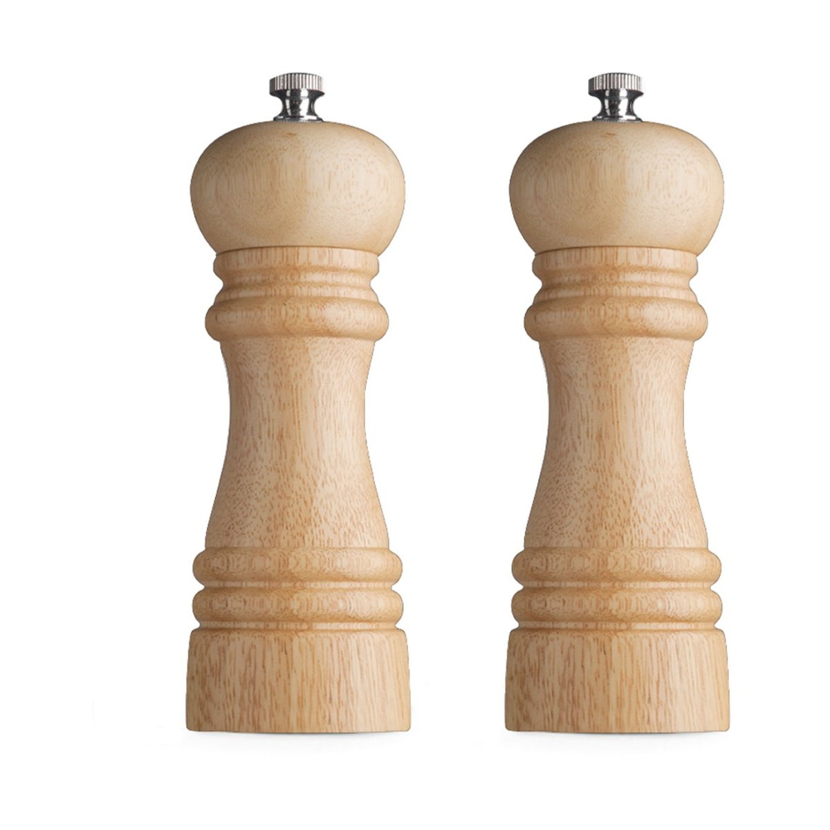 Amefa Moulin à sel et poivre Amefa 2 pièces Chêne | Design Scandinave | Moulins à sel & à poivre | Marron