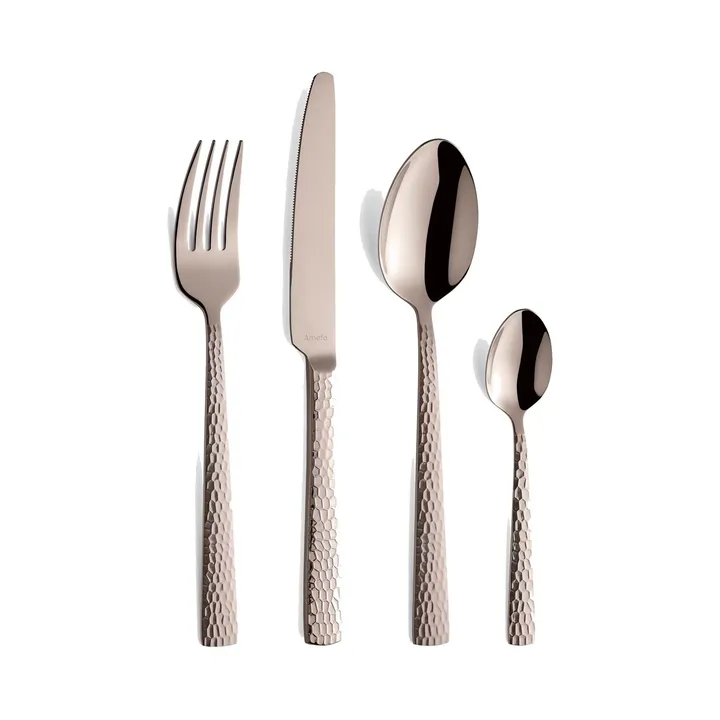 Set de couverts Felicity 24 pièces - Champagne rosé - Amefa
