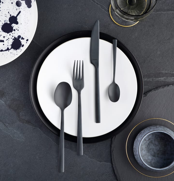 Set de couverts Manille Vintage 16 pièces, Noir Amefa