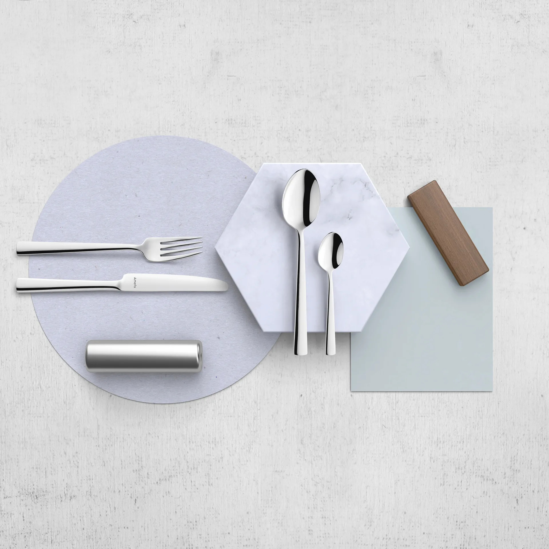 Set de couverts Moderno 24 pièces, Acier inoxydable Amefa