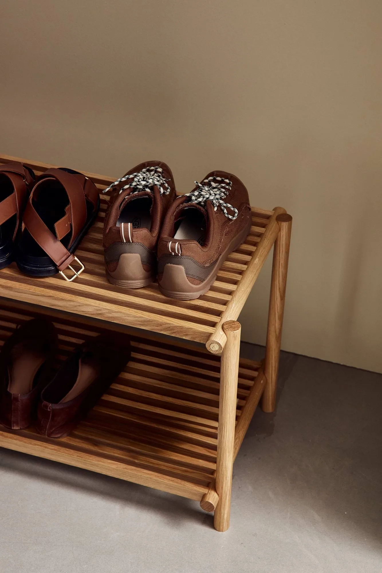 Column Shoe rack, chêne laqué mat Andersen Furniture