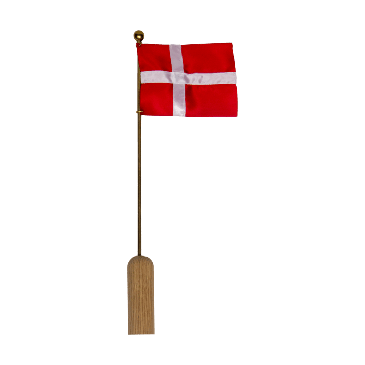 Drapeau de table Celebrating Denmark 40 cm - Oak-brass - Andersen Furniture